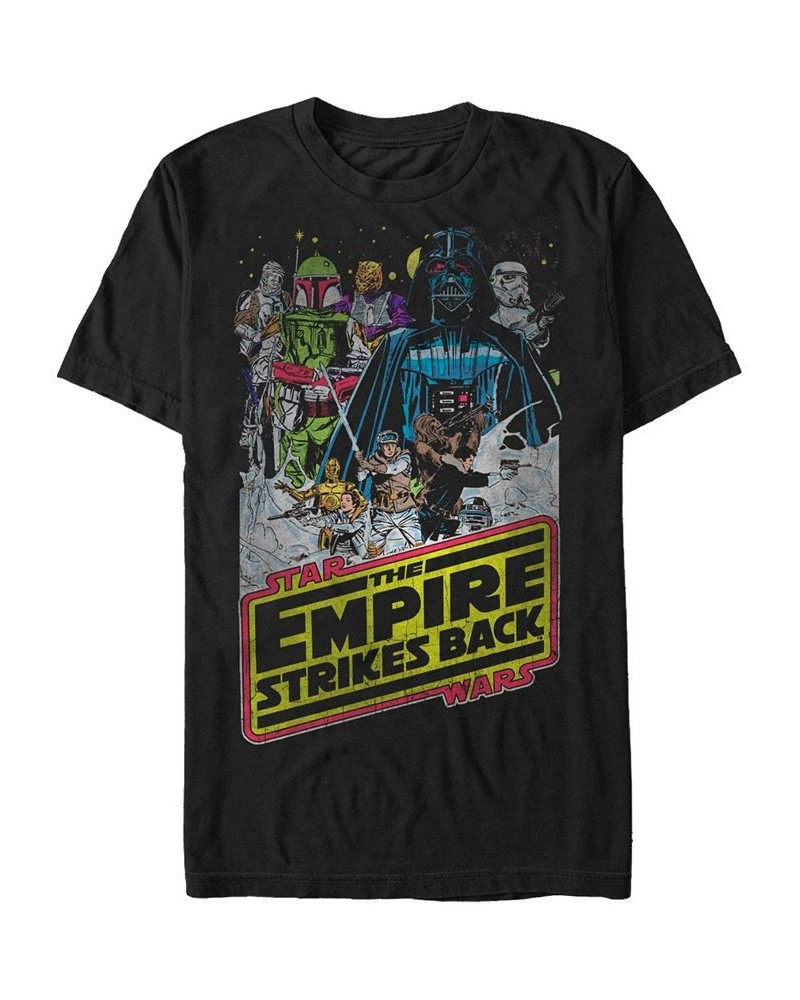 Star Wars Men's Classic Empire Strikes Back Short Sleeve T-Shirt Black $18.89 T-Shirts