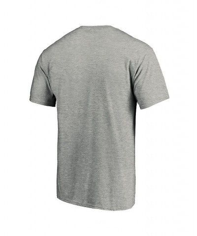 Men's Branded Heather Gray Charlotte FC Wordmark T-shirt $17.10 T-Shirts