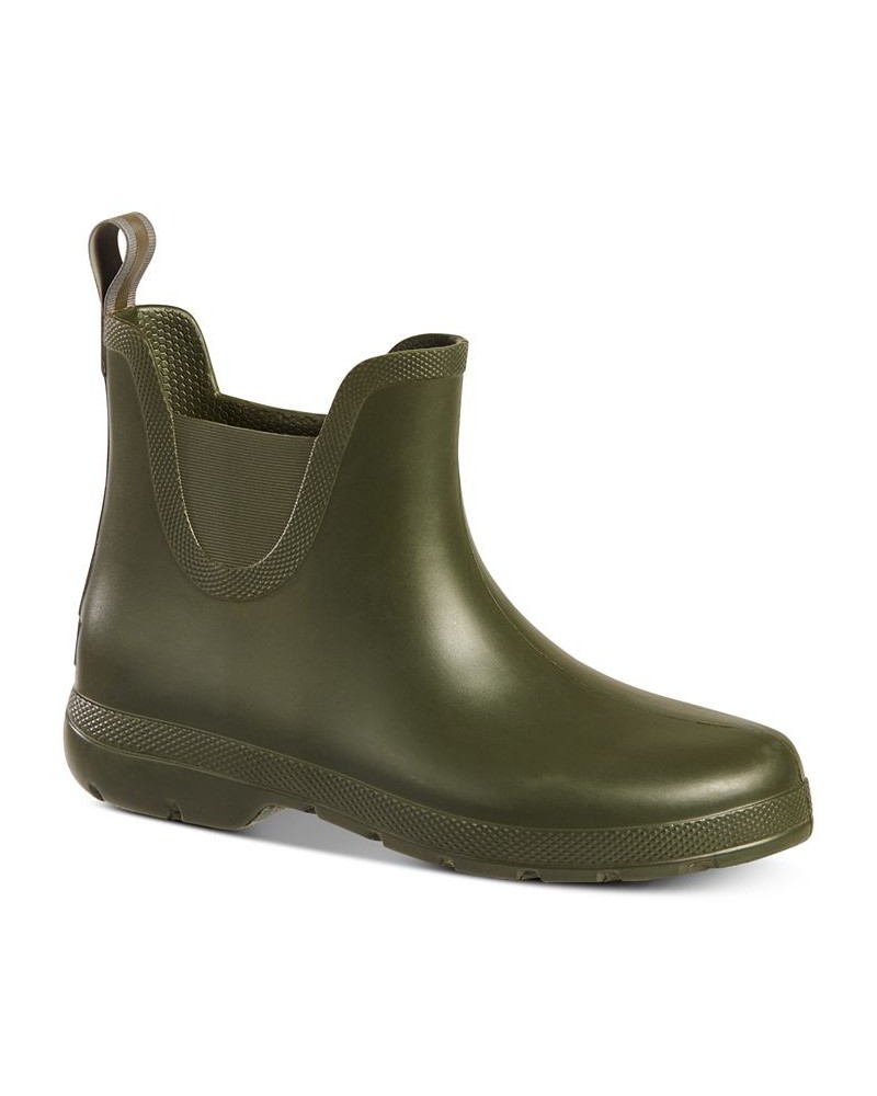 Women's Everywear Chelsea Ankle Rain Boots Green $35.75 Shoes