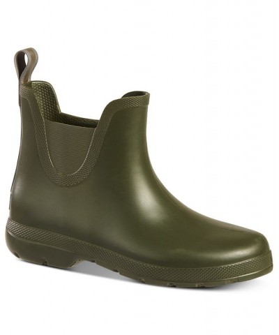 Women's Everywear Chelsea Ankle Rain Boots Green $35.75 Shoes