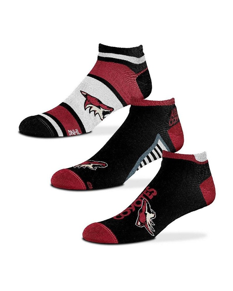 Men's Arizona Coyotes Three-Pack Show Me The Money Ankle Socks $14.74 Socks