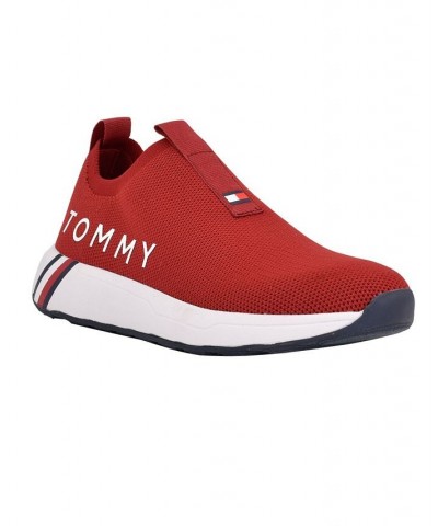 Women's Aliah Sporty Slip-On Sneakers Red $41.08 Shoes