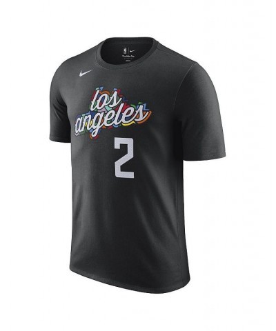 Men's Kawhi Leonard Black LA Clippers 2022/23 City Edition Name and Number T-shirt $19.35 T-Shirts