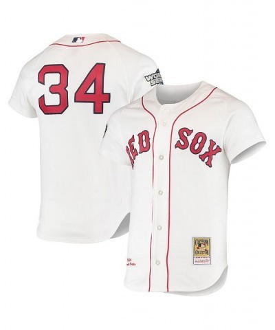 Men's David Ortiz White Boston Red Sox 2004 Cooperstown Collection Home Authentic Jersey $108.50 Jersey