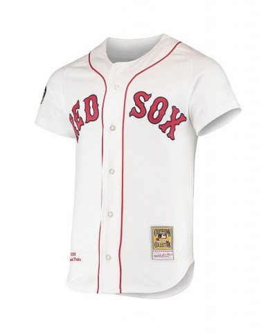 Men's David Ortiz White Boston Red Sox 2004 Cooperstown Collection Home Authentic Jersey $108.50 Jersey