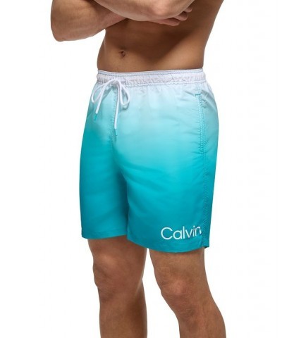 Men's OmbrÉ Sky Gradient 7" Swim Trunks Orange $22.75 Swimsuits