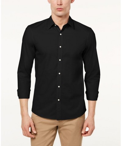 Men's Stretch Shirt Black $45.36 Shirts