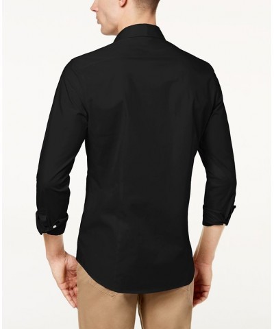 Men's Stretch Shirt Black $45.36 Shirts