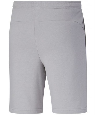 Men's Mercedes AMG Logo Essentials Silhouette Shorts Silver $31.20 Shorts