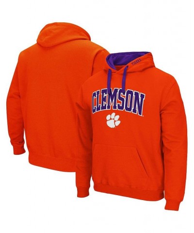 Men's Orange Clemson Tigers Big and Tall Arch and Logo 2.0 Pullover Hoodie $35.69 Sweatshirt