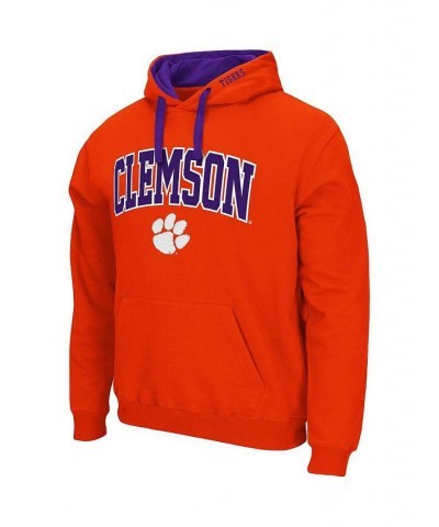 Men's Orange Clemson Tigers Big and Tall Arch and Logo 2.0 Pullover Hoodie $35.69 Sweatshirt