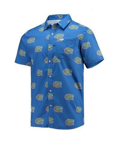 Men's Royal Florida Gators Super Slack Tide Omni-Shade Button-Up Shirt $30.00 Shirts