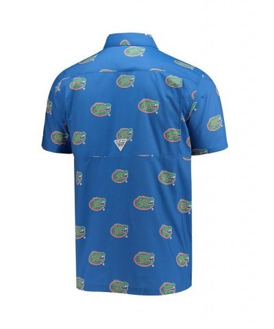 Men's Royal Florida Gators Super Slack Tide Omni-Shade Button-Up Shirt $30.00 Shirts