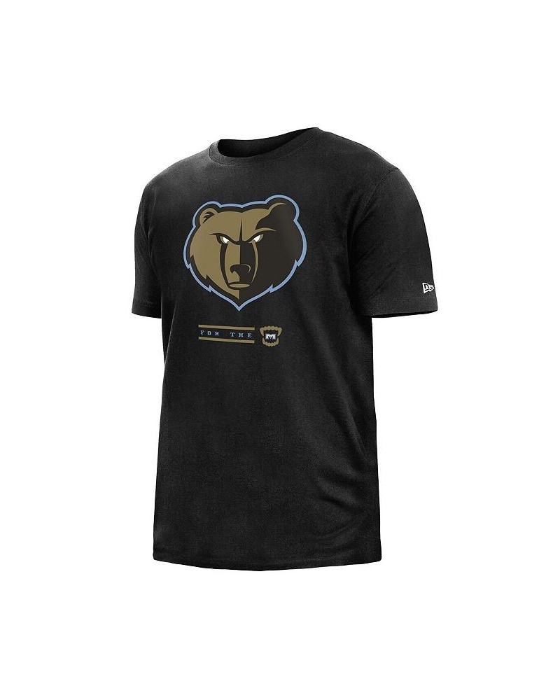 Men's Black Memphis Grizzlies 2022/23 City Edition Big and Tall T-shirt $22.80 T-Shirts