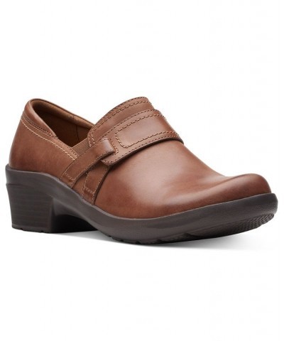 Women's Angie Poppy Slip-On Flats Brown $52.50 Shoes