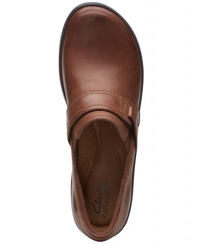 Women's Angie Poppy Slip-On Flats Brown $52.50 Shoes