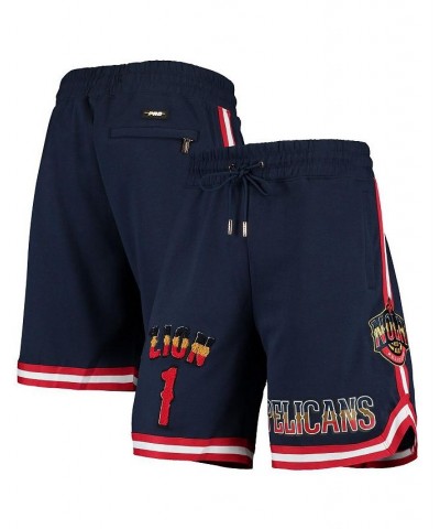 Men's Zion Williamson Navy New Orleans Pelicans Player Shorts $50.40 Shorts