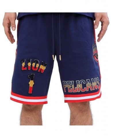 Men's Zion Williamson Navy New Orleans Pelicans Player Shorts $50.40 Shorts