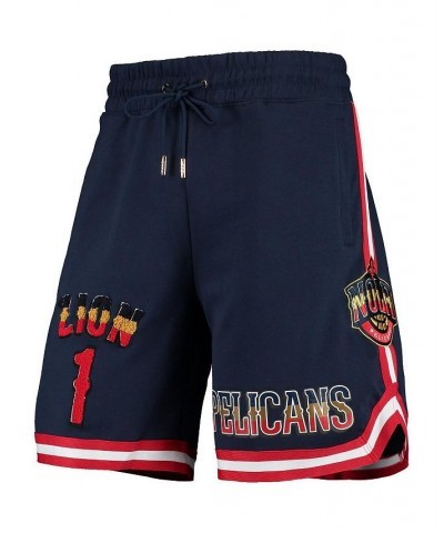 Men's Zion Williamson Navy New Orleans Pelicans Player Shorts $50.40 Shorts