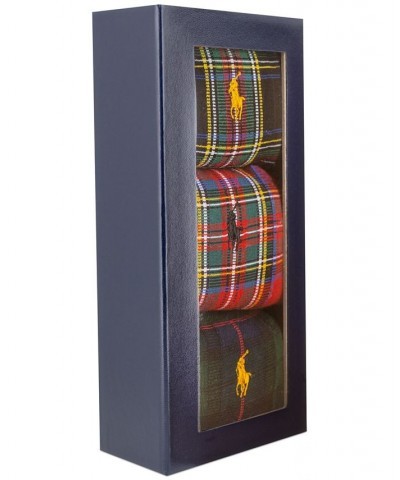 Men's Tartan Socks Giftbox, 3-Pair Multi $29.64 Socks