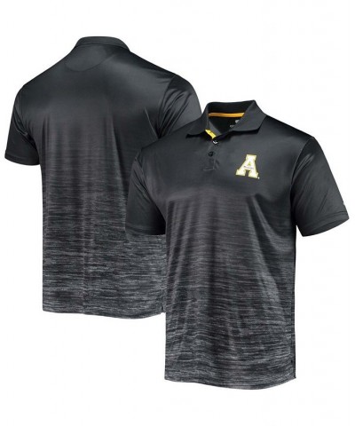 Men's Black Appalachian State Mountaineers Marshall Polo $24.94 Polo Shirts