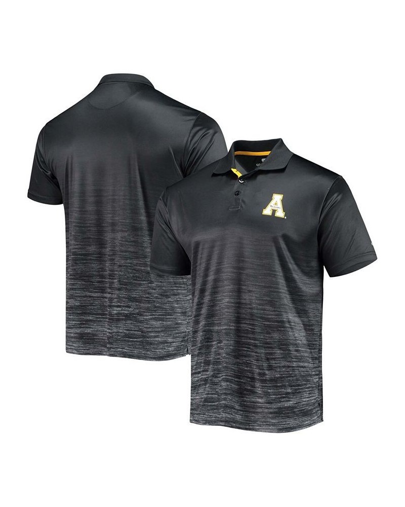 Men's Black Appalachian State Mountaineers Marshall Polo $24.94 Polo Shirts