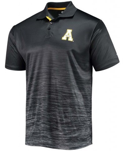 Men's Black Appalachian State Mountaineers Marshall Polo $24.94 Polo Shirts