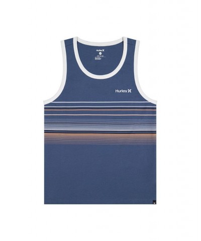 Men's Stripe Tank Blue $20.88 T-Shirts