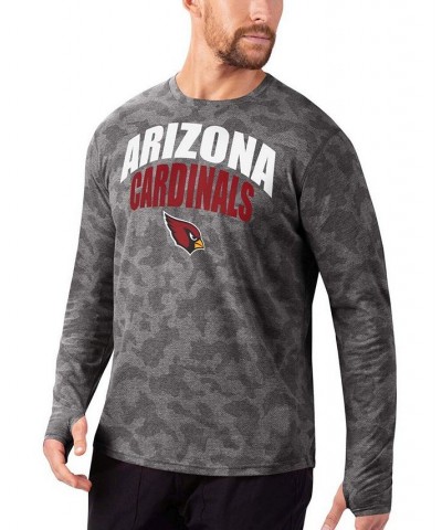 Men's Black Arizona Cardinals Camo Performance Long Sleeve T-shirt $32.90 T-Shirts