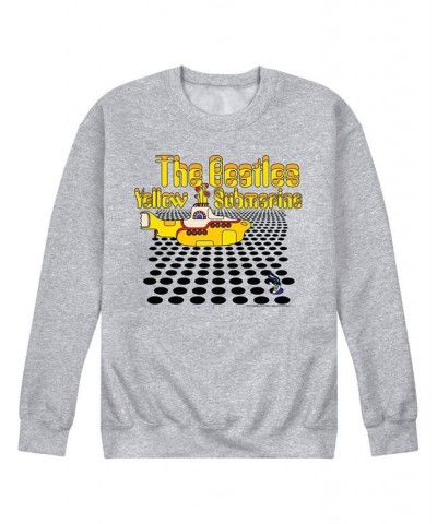 Men's The Beatles Submarine Fleece Sweatshirt Gray $29.14 Sweatshirt