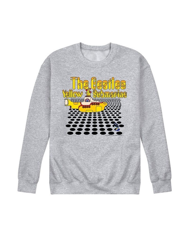 Men's The Beatles Submarine Fleece Sweatshirt Gray $29.14 Sweatshirt