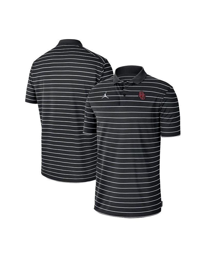 Men's Brand Black Oklahoma Sooners Icon Victory Coaches 2022 Early Season Performance Polo Shirt $42.39 Polo Shirts