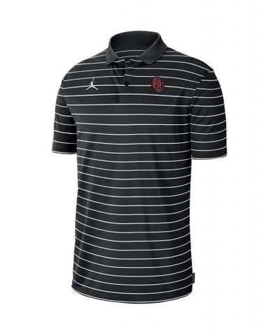 Men's Brand Black Oklahoma Sooners Icon Victory Coaches 2022 Early Season Performance Polo Shirt $42.39 Polo Shirts