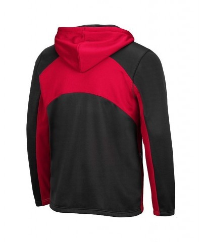 Men's Black Nebraska Huskers Luge 2.0 Full-Zip Hoodie $37.50 Sweatshirt