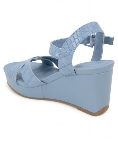 Women's Clarissa Wedge Sandals PD03 $41.58 Shoes