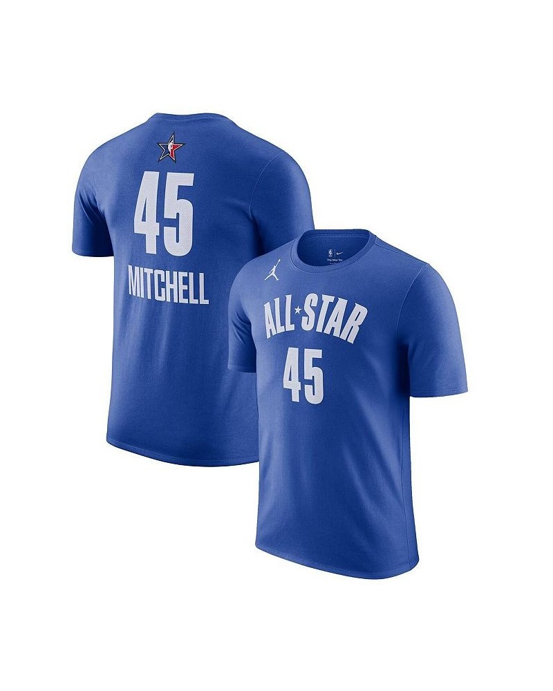 Men's Brand Donovan Mitchell Blue 2023 NBA All-Star Game Name and Number T-shirt $26.49 T-Shirts