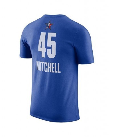 Men's Brand Donovan Mitchell Blue 2023 NBA All-Star Game Name and Number T-shirt $26.49 T-Shirts