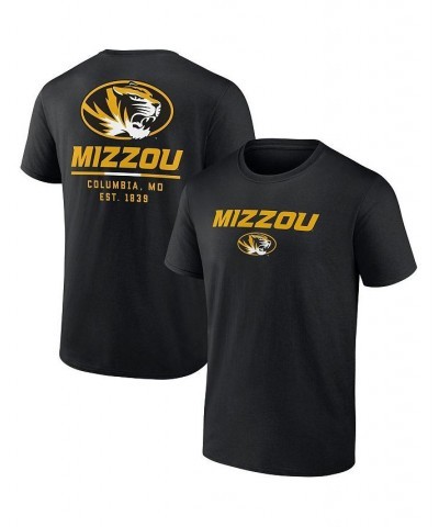 Men's Branded Black Missouri Tigers Game Day 2-Hit T-shirt $20.39 T-Shirts