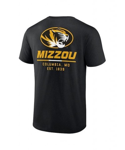 Men's Branded Black Missouri Tigers Game Day 2-Hit T-shirt $20.39 T-Shirts