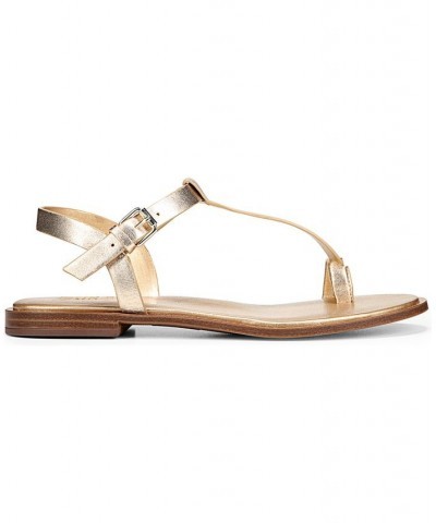 Fifi Flat Sandals Gold $43.60 Shoes