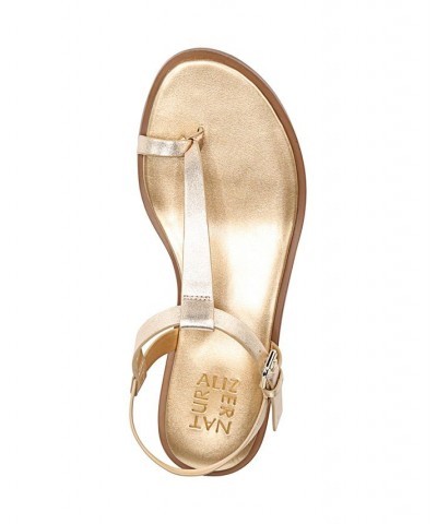 Fifi Flat Sandals Gold $43.60 Shoes