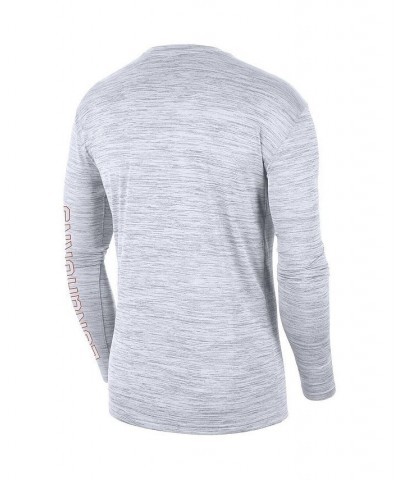 Men's White Texas Longhorns Velocity Legend Team Performance Long Sleeve T-shirt $25.00 T-Shirts