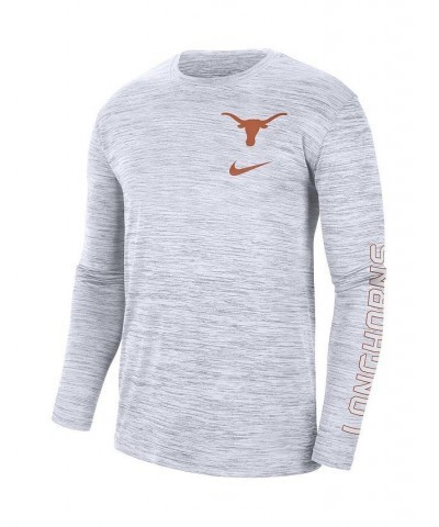 Men's White Texas Longhorns Velocity Legend Team Performance Long Sleeve T-shirt $25.00 T-Shirts