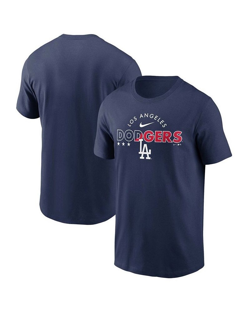 Men's Navy Los Angeles Dodgers Team Americana T-shirt $22.50 T-Shirts