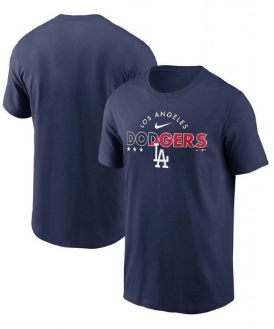 Men's Navy Los Angeles Dodgers Team Americana T-shirt $22.50 T-Shirts