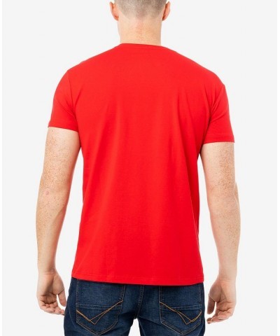 Men's Basic Notch Neck Short Sleeve T-shirt PD11 $15.29 T-Shirts