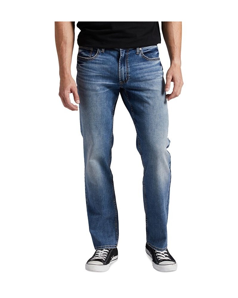 Men's Allan Slim Fit Straight Leg Jeans Blue $29.88 Jeans