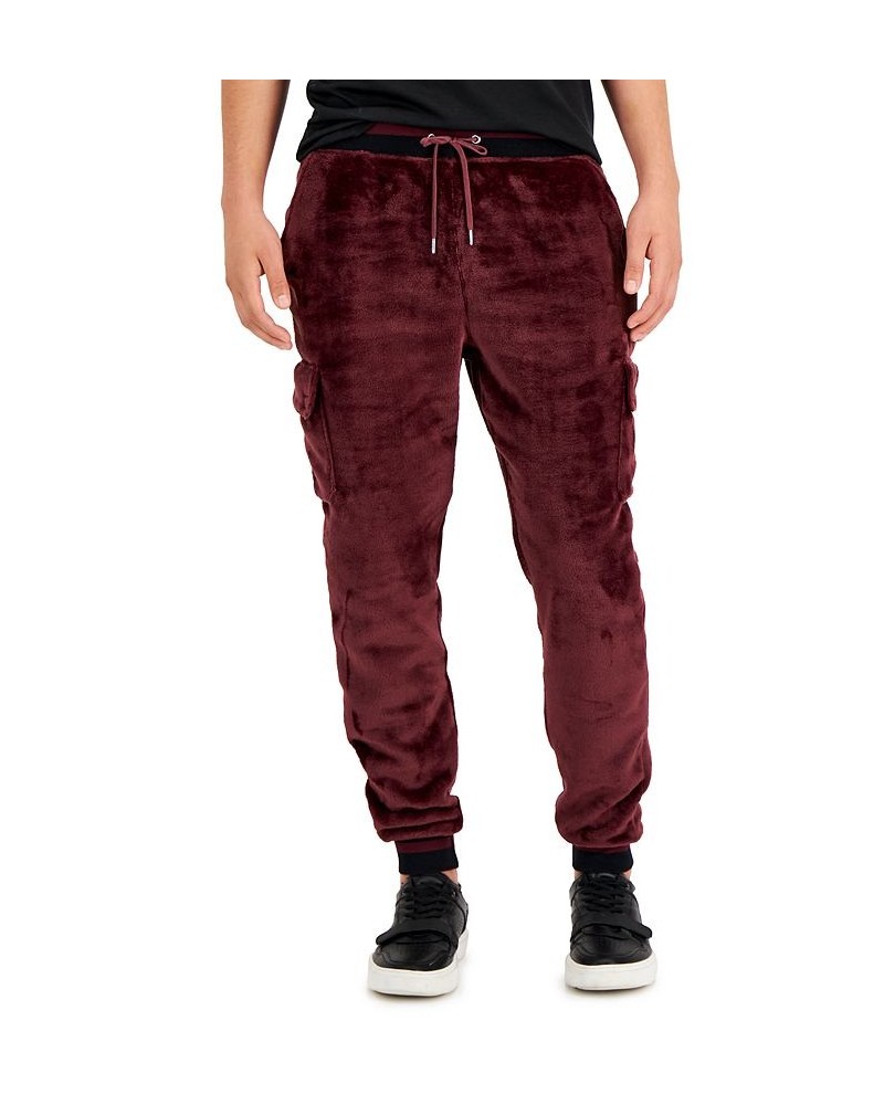 I.N.C. International Concepts Men's Regular-Fit Ribbed Velour Cargo Joggers PD07 $15.52 Pants