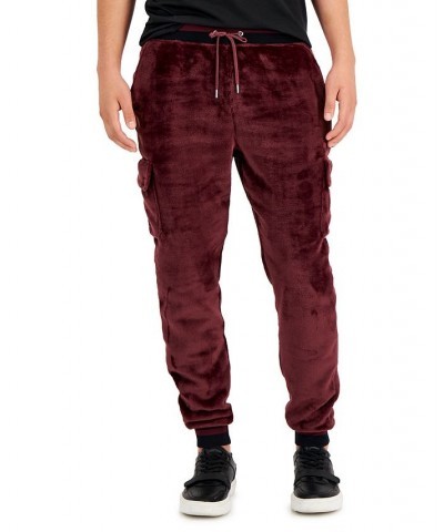 I.N.C. International Concepts Men's Regular-Fit Ribbed Velour Cargo Joggers PD07 $15.52 Pants