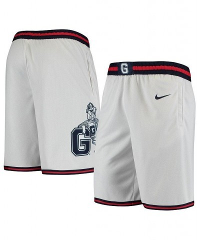 Men's White Gonzaga Bulldogs Limited Basketball Performance Shorts $38.49 Shorts